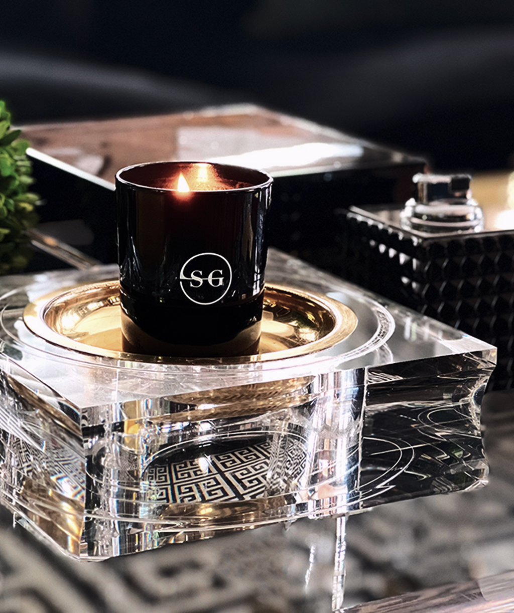 Midnight Amber Candle