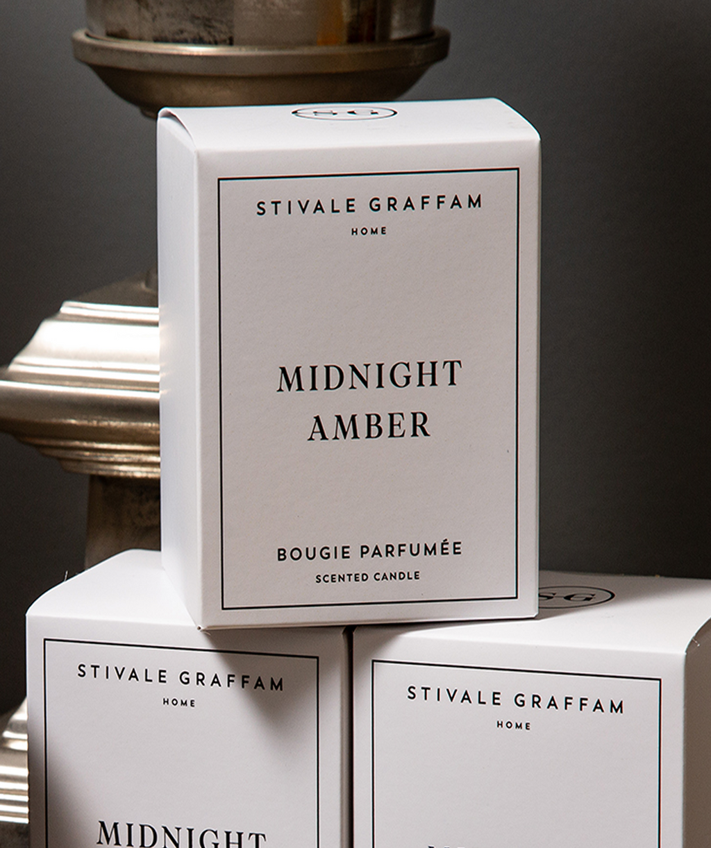Midnight Amber Candle