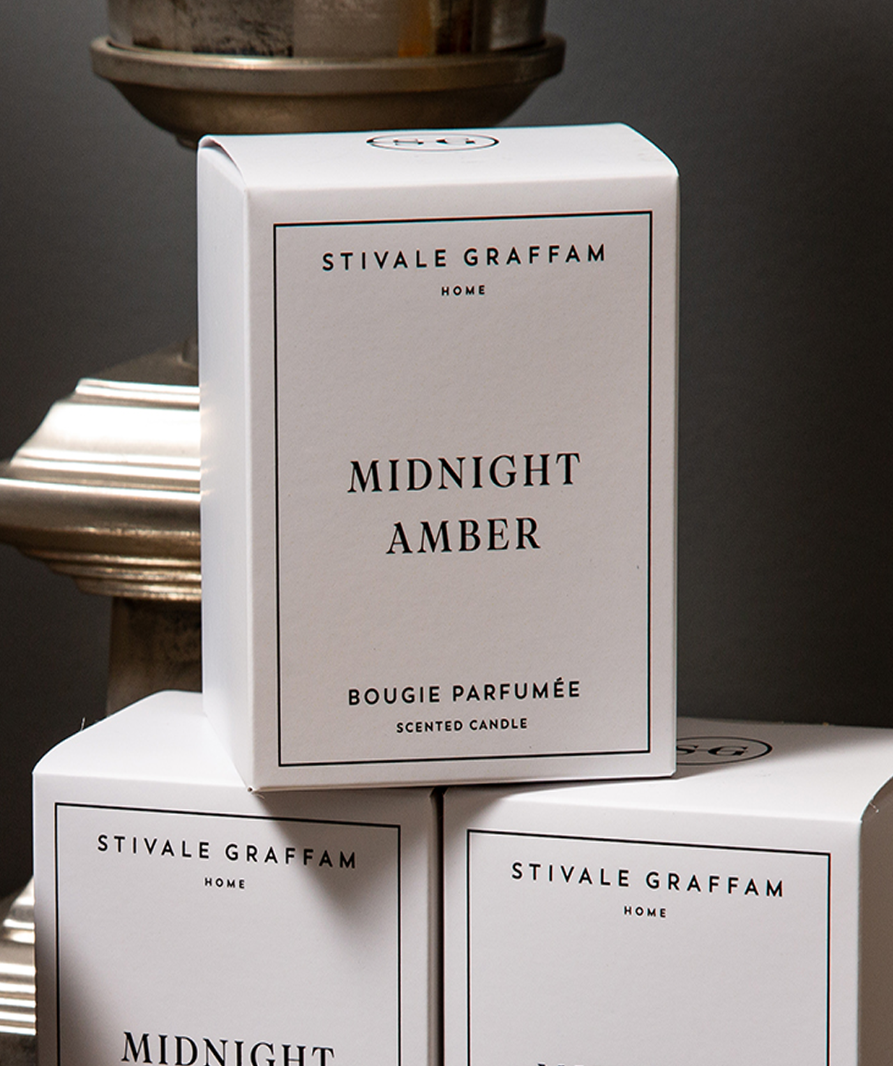 Midnight Amber Candle