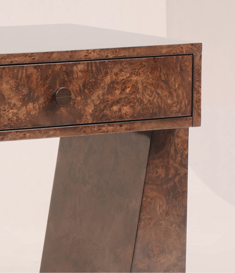Sable End Table – Espresso Burl