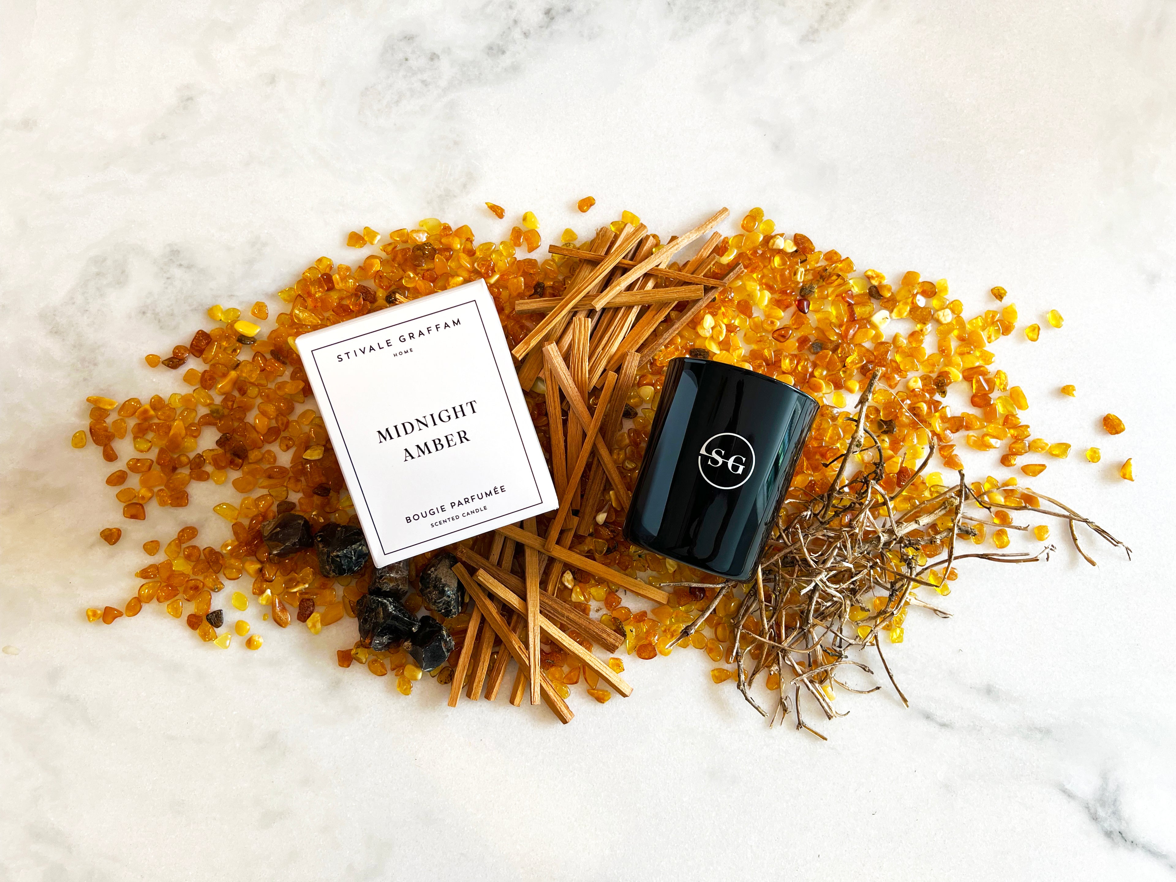 Midnight Amber Scented Candle