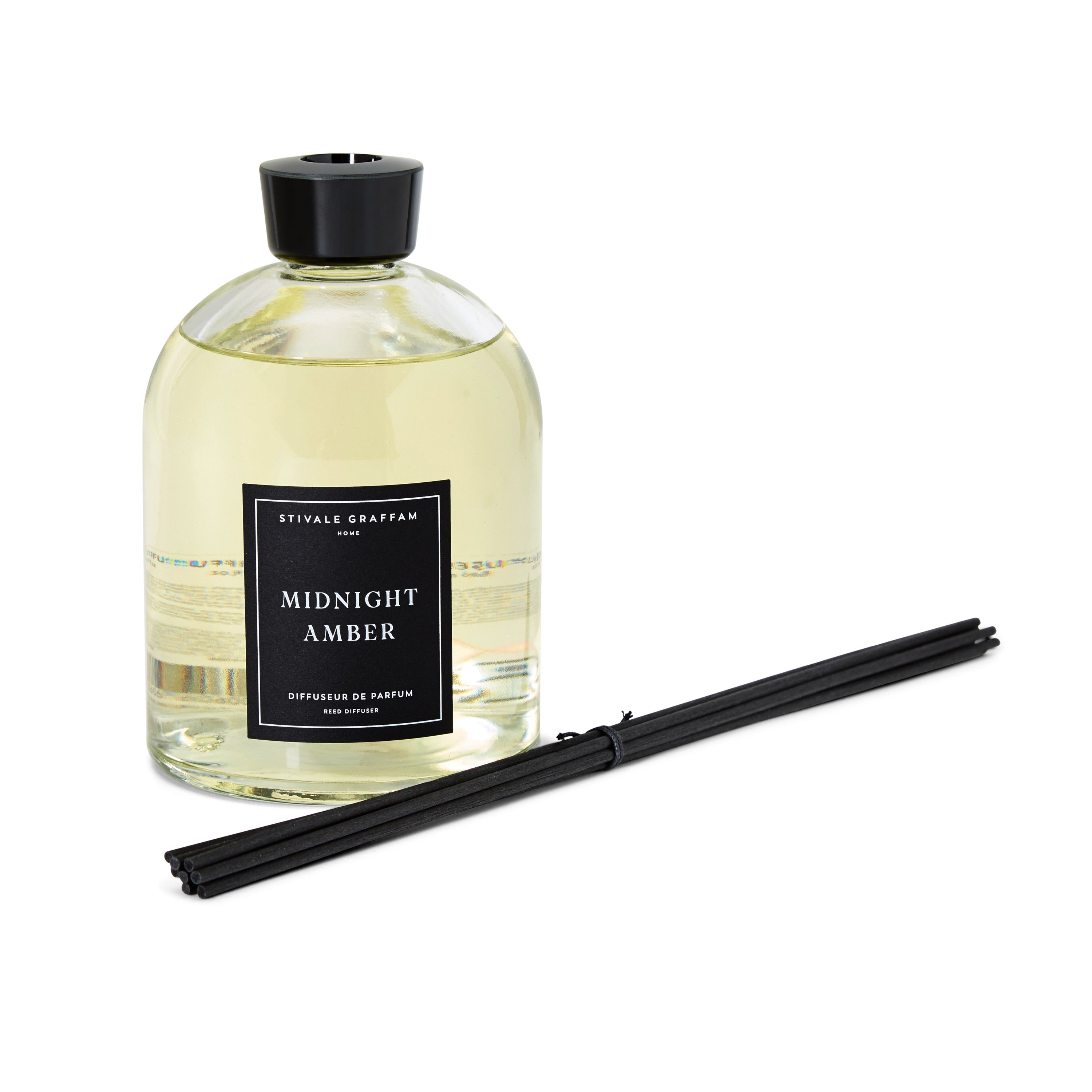 Midnight Amber Reed Diffuser 500mL | Luxury Home Fragrance