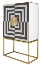 Op Art Bar Cabinet
