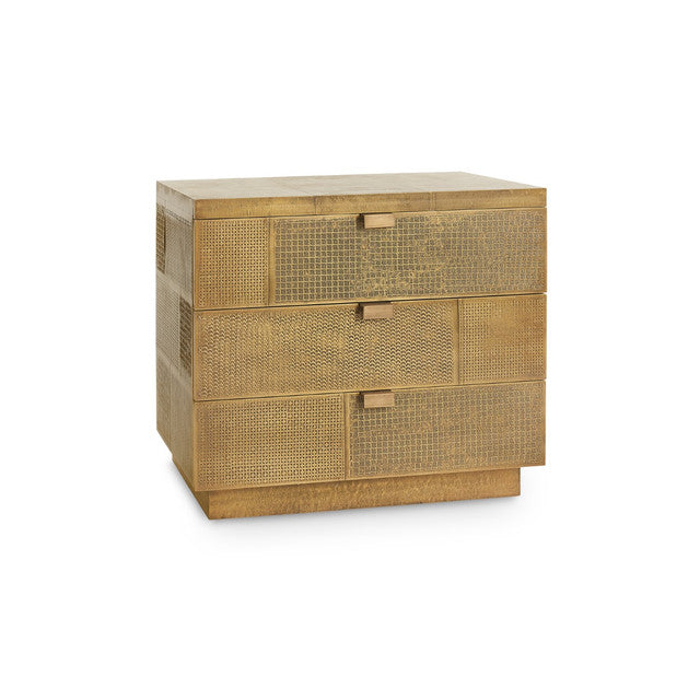 Mark 3-Drawer Side Table
