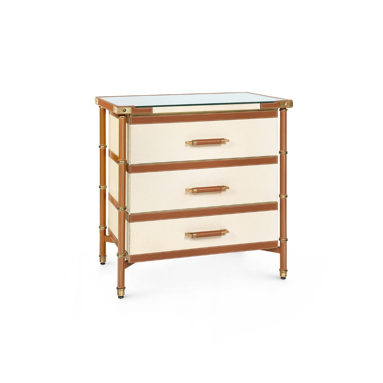 Toulon 3-Drawer Side Table